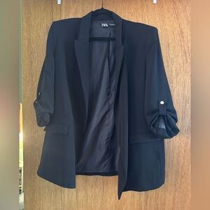 Zara Blazer w/ rolled up sleeves